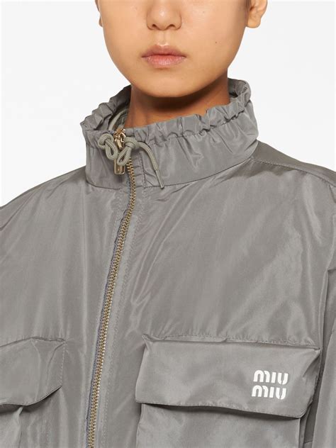 farfetch Miu Miu parka coats